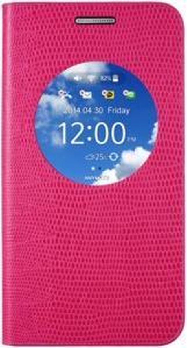 Anymode - Circle View Case - Samsung Galaxy A3 - fuchsia