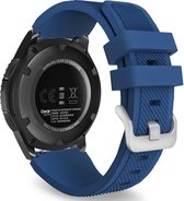 YONO Classic Bandje 22mm - Horlogebandje geschikt voor Samsung Galaxy Watch 46mm / 3 (45mm) / Gear s3 - Polar Vantage M2 / Grit X - Huawei Watch GT 3 (pro) / 2 - Amazfit GTR - Donkerblauw