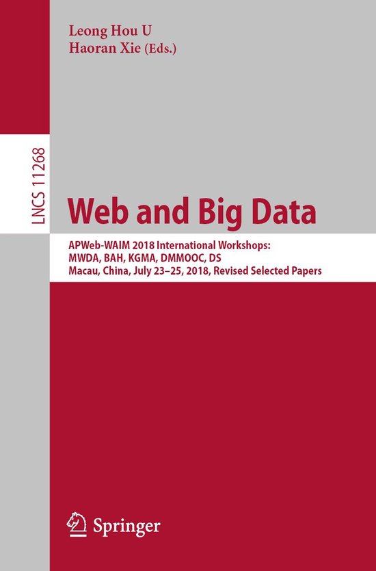 Springer Nature Proceedings Computer Science - Web and Big D ... - cover