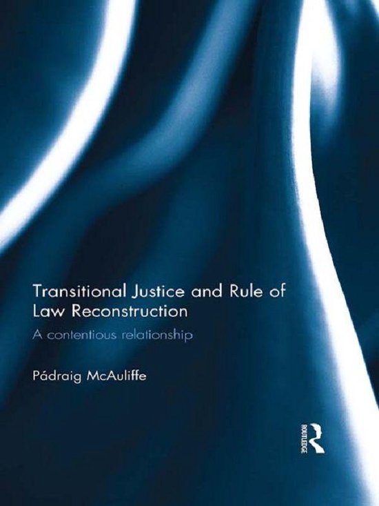 Transitional Justice and Rule of Law Reconstruction - cover
