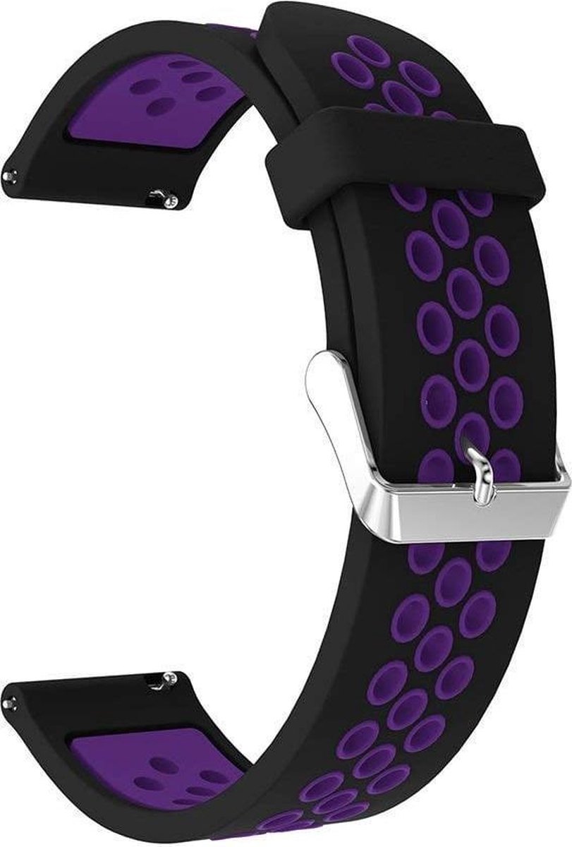 watchbands-shop.nl bandje - Samsung Galaxy Watch (46mm)/Gear S3 - Blauw/Paars