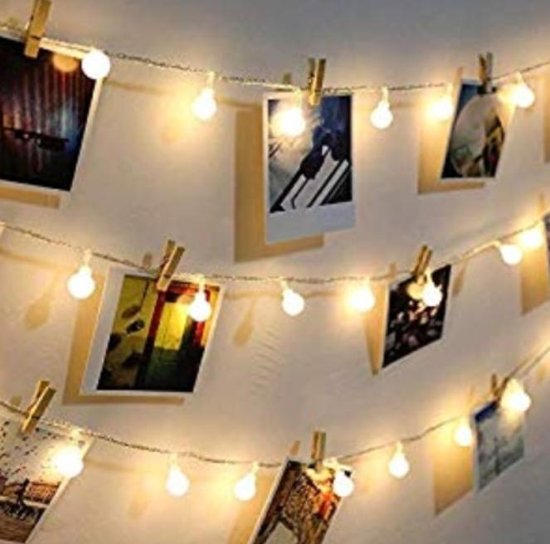 Warm Wit Feestverlichting Voor Binnen Of Buiten – 10 meter Lang – 80 LED Lampen | bol.com