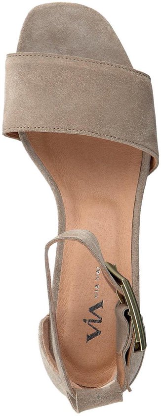Via Vai Dames Sandalen Asia Pose - Beige - Maat 42 | Bestel nu!