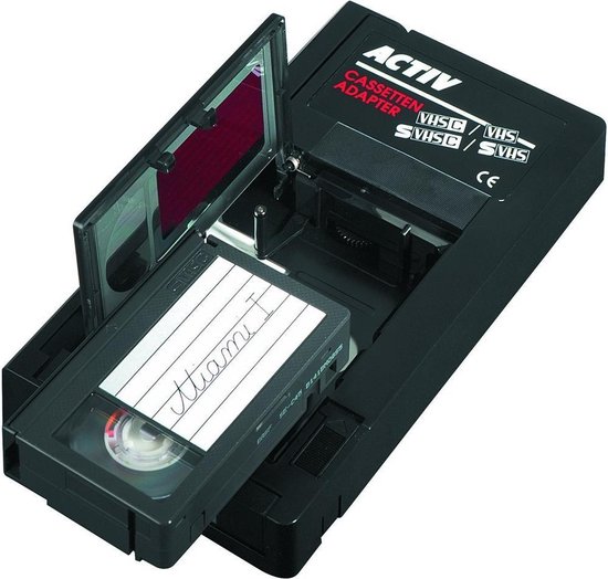 Hama Adaptateur cassette VHS pour cassettes vidéo VHS-C
