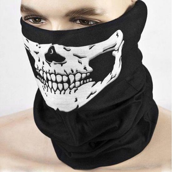 Doodshoofd schedel masker - Halloween masker - Skull mask - Scream masker -  col /... | bol.com