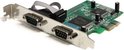 StarTech.com 2-poorts PCI Express RS232 seriële adapterkaart met 16950 UART