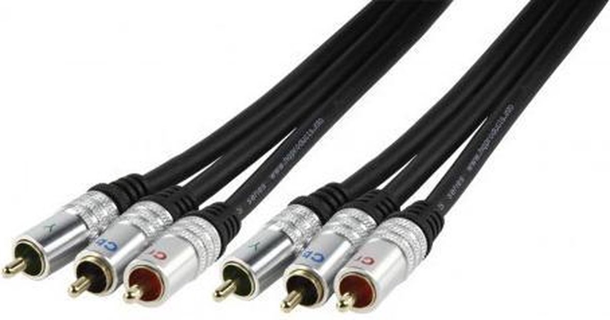 Component video kabel 3x RCA mannelijk - 3x RCA mannelijk 2,50 m