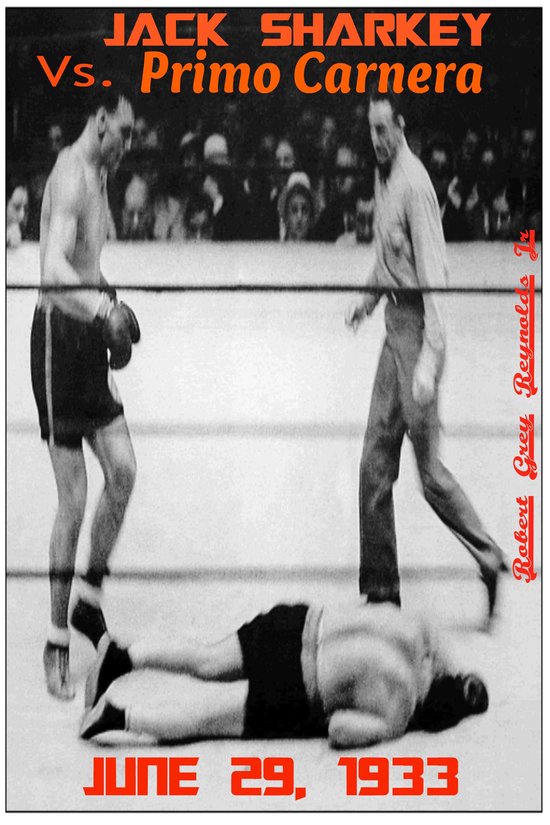 Jack Sharkey Vs. Primo Carnera June 29, 1933 - cover