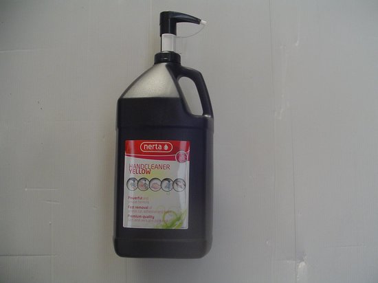 savon pour les mains, savon de garage nettoyant pour les mains jaune 3,8  litres | bol.com