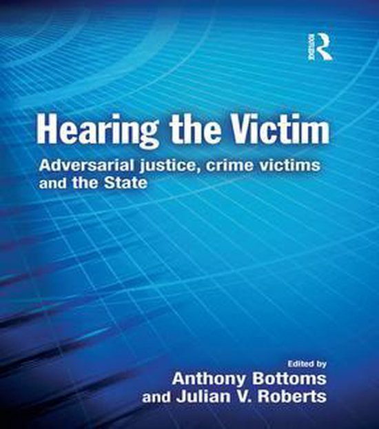 Cambridge Criminal Justice Series - Hearing the Victim - cover