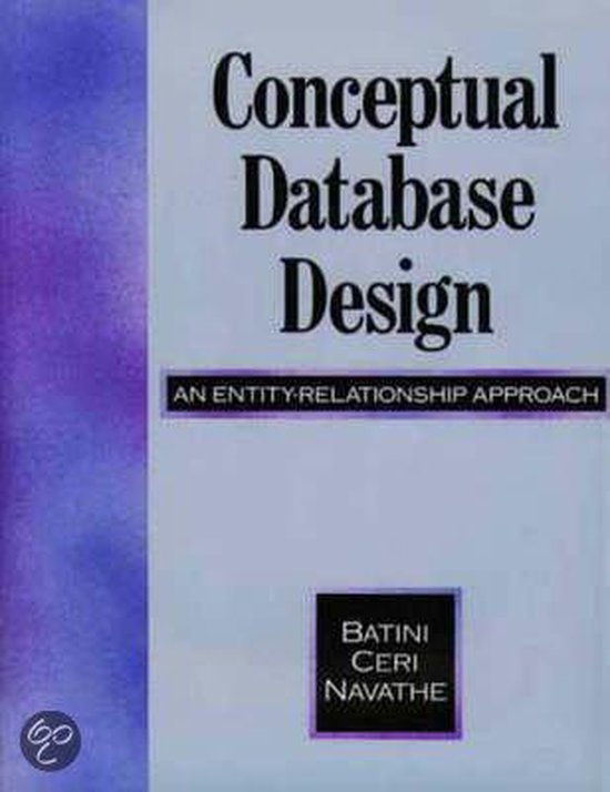 Conceptual Database Design | 9780805302448 | Carlo Batini | Boeken | bol