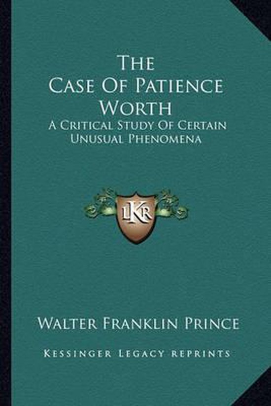 The Case of Patience Worth