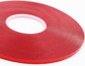 dubbelzijdige montage tape 24 meter x 8mm - rood