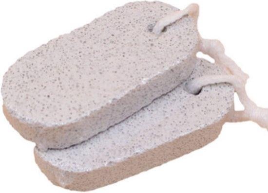 Puimsteen - 2 Stuks - Eeltverwijderaar - KELERINO. - Wit