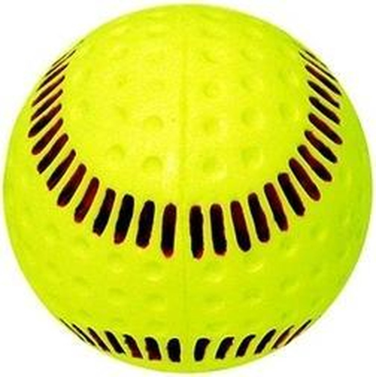 Baden PSBRSY Baden Dimpled Pitching Machine Softballs - Yellow - 12 inch