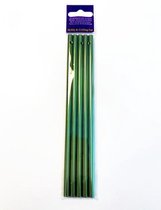 Windgong Tubes DIY - Groen Aluminium - 6mm x 17cm - 20 Tubes