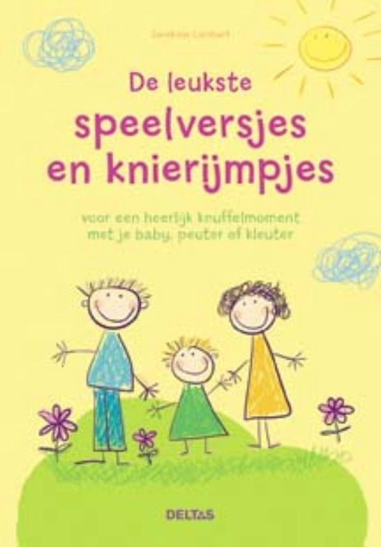 Cover van het boek 'De leukste speelversjes en knierijmpjes' van Sandrine Lambert