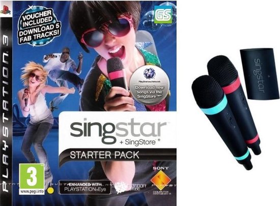 Singstar Starter Pack - met 2 draadloze microfoons | Games | bol.com