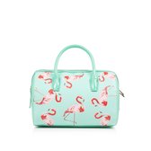 Shagwear Handbag - Sac à bandoulière pour femme - Faux cuir - Flamingo (PHB 0337)