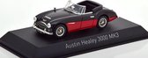 Austin Healey 3000 MK III 1964 Zwart / Rood 1-43 Norev