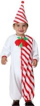 Baby zuurstok kostuum kerst-Maat:6-12 months