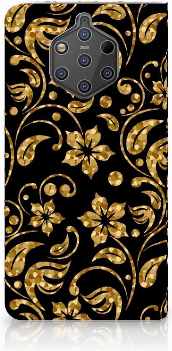 Nokia 9 PureView Smart Cover Gouden Bloemen
