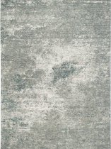 Vintage Tapijt Flow - Grunge Denim Grey - 170x240 Grijs Vloerkleed