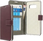 CaseBoutique Samsung Galaxy S8 hoesje aubergine kunstleer