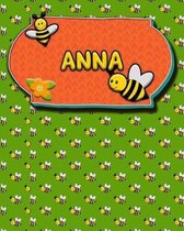 Handwriting Practice 120 Page Honey Bee Book Anna