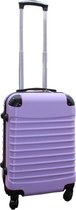 Valise de voyage en ABS léger Travelerz avec serrure à combinaison lilas 39 litres (228)