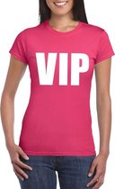 VIP tekst t-shirt roze dames S