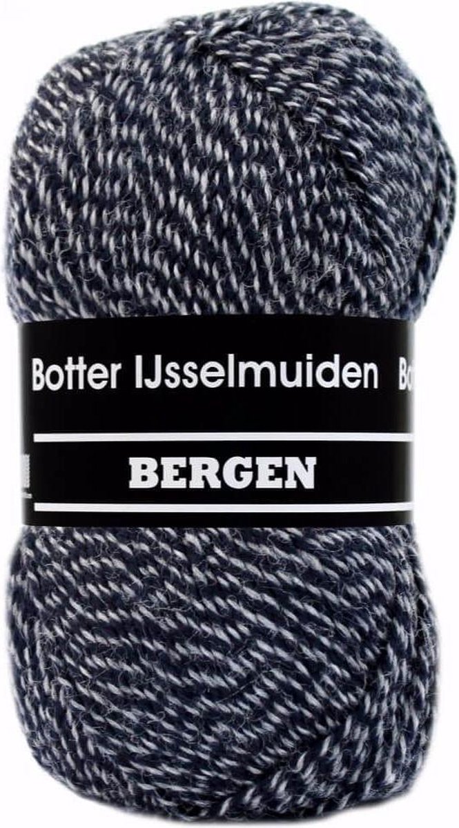 Bergen blauw grijs gemeleerd 47 - Botter IJsselmuiden PAK MET 5 BOLLEN a 100 GRAM. PARTIJ 634545