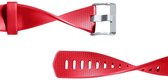 Bandje Voor Fitbit Charge 2 - Sport Band - Rood - Maat: ML - Horlogebandje, Armband
