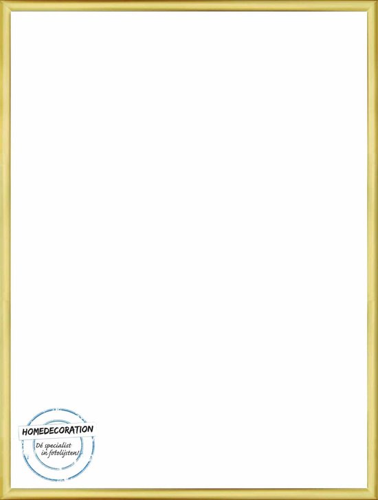 Homedecoration Almelo – Fotolijst – Fotomaat – 35 x 86 cm – Goud Glans