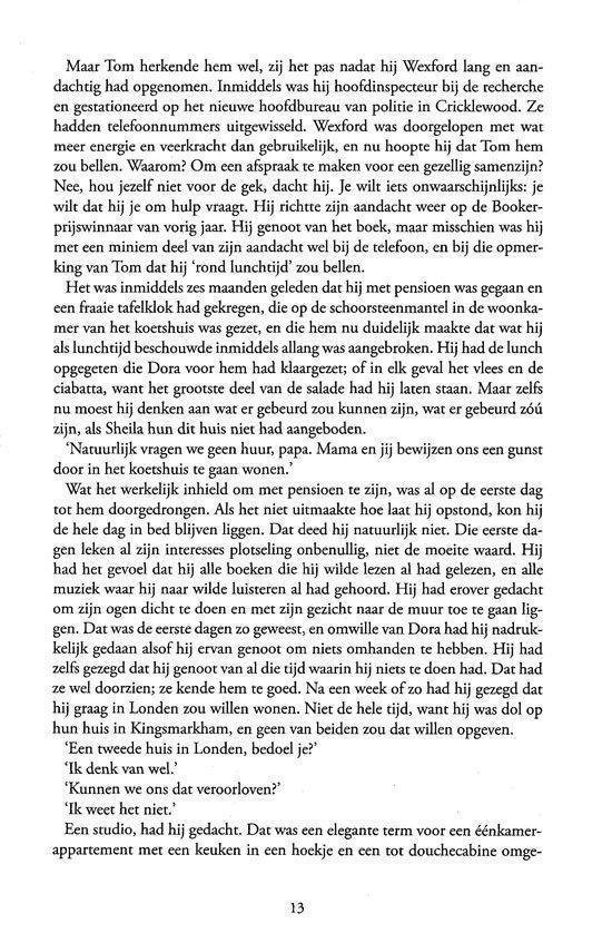 Pagina 13 van een boek met tekst.