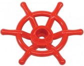 KBT Speelgoed Stuurwiel Boot in Rood - Accessoire voor Speelhuisje of speeltoestel - 35 cm