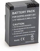 Herlaadbare Batterij geschikt voor GoPro Hero 3/3+