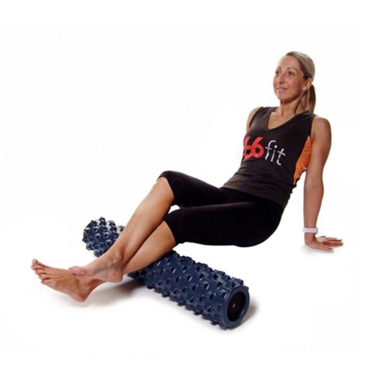 Rouleau De Massage RumbleRoller Compact 12.5" Bleu - Mousse Texturée, Occasion