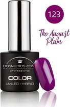 Cosmetics Zone UV/LED Hybrid Gel Nagellak 7ml. The August Plum 123