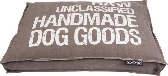 Lex & Max Raw Unclassified - Hondenkussen - Boxbed - Taupe - 120x80x9cm