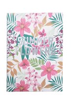 Notitieboek/agenda "Summer Flowers" – Roze/Groen