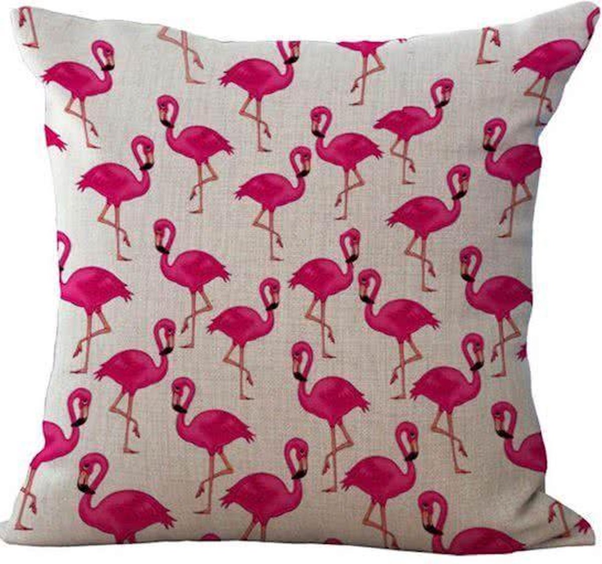Flamingo kussen hoes | 45 x 45 cm | Sierkussen kussenhoes | REBL | bol.com