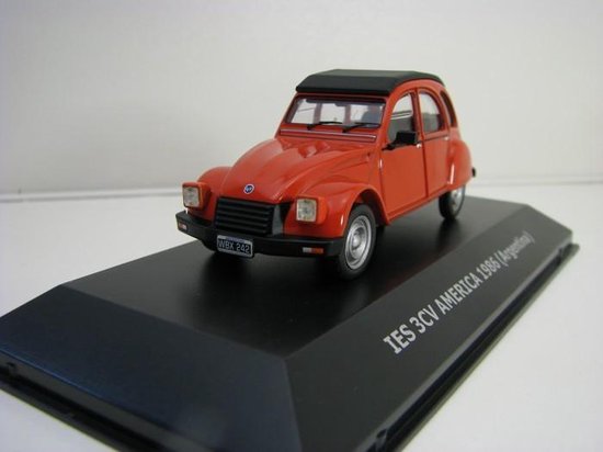 Modellino Auto 1/43 SALVAT Citroën 3CV America 1986, Collezione Autos Inolvidables