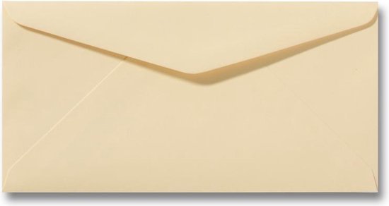 Envelop 11 X 22 Chamois, 60 stuks