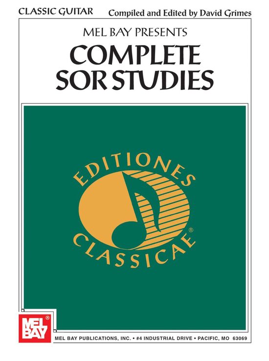 Complete Sor Studies for Classic Guitar