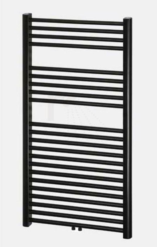 inhalen Zelden Geroosterd Haceka handdoekdroger radiator 'Gobi' zwart 829 W 162 x 59 cm | bol.com