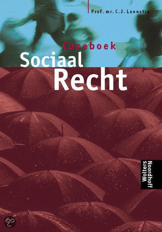 Sociaal recht Caseboek - cover