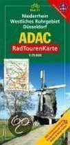 ADAC RadTourenKarte 21. Niederrhein, Westliches Ruhrgebiet, Düsseldorf. 1 : 75 000