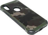 Camouflage hoesje groen Geschikt voor iPhone XS Max