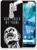 Nokia 7.1 Uniek TPU Hoesje Zombie